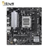 ⁦ASUS PRIME B650M-R Micro-ATX motherboard DDR5 PCIe 4.0 support Realtek 2.5Gb Ethernet HDMI SATA 6 Gbps front USB 5Gbps Type-C BIOS FlashBack Two-Way AI Noise Cancelation Aura Sync⁩ - الصورة ⁦2⁩