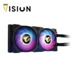 ⁦AORUS WATERFORCE X 240 RGB 120mm ARGB Fans⁩ - الصورة ⁦4⁩