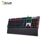 AULA F2088 Wired Mechanical Gaming Keyboard-BLUE SWITCH-SILVER