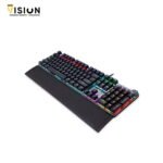 ⁦AULA F2088 Wired Mechanical Gaming Keyboard-BLUE SWITCH-SILVER⁩ - الصورة ⁦5⁩