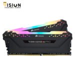 Corsair VENGEANCE RGB PRO 32GB (2 x 16GB) DDR4 3200MHz C16 RAM Kit Black