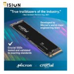 ⁦Crucial P3 1TB M.2 PCIe Gen3 NVMe Internal SSD – Up to 3500MB/s Sequential Read & 3000 MB/s Sequential Write⁩ - الصورة ⁦4⁩