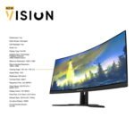 ⁦GIGABYTE G27FC A 27" 165Hz 1920 x 1080 1ms ,Curved Gaming Monitor⁩ - الصورة ⁦3⁩
