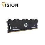 ⁦HP V6 DDR4 16GB 3600Mhz CL18 Desktop Gaming Memory with Heatsink BLACK⁩ - الصورة ⁦2⁩