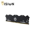⁦HP V6 DDR4 16GB 3600Mhz CL18 Desktop Gaming Memory with Heatsink BLACK⁩ - الصورة ⁦4⁩