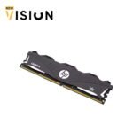 ⁦HP V6 DDR4 8GB 3200Mhz CL16 Desktop Gaming Memory with Heatsink BLACK⁩ - الصورة ⁦3⁩