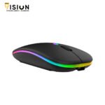 ⁦HP W10 Rechargeable Wireless Rainbow Mouse 1000Dpi⁩ - الصورة ⁦3⁩