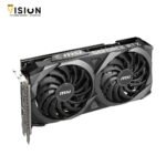 ⁦MSI GeForce RTX 3060Ti Ventus 2X OC LHR 8GB GDDR6 PCI-Express Graphics Card⁩ - الصورة ⁦5⁩