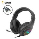 REDRAGON H260 HYLAS RGB BLACK GAMING HEADPHONE