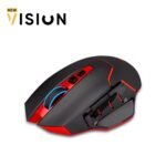 ⁦Redragon M690 4800DPI Wireless Gaming Mouse for Pro Gamers, 500Hz Return Rate, 6 Adjustable DPI, and 4 Backlight Modes Gaming Mice⁩ - الصورة ⁦3⁩