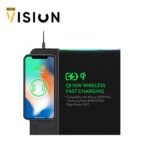 ⁦Redragon P025 Qi 10w Fast Wireless Charging RGB Backlit Mouse Pad⁩ - الصورة ⁦2⁩