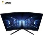 ⁦SAMSUNG ODYSSEY G5 LC27G55TQBMXEG 27 INCH 144HZ 1MS 2K VA CURVED GAMING Monitor⁩ - الصورة ⁦8⁩