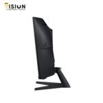 ⁦SAMSUNG ODYSSEY G5 LC27G55TQBMXEG 27 INCH 144HZ 1MS 2K VA CURVED GAMING Monitor⁩ - الصورة ⁦7⁩