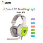 ⁦Sades A70 USB 7.1 Virtual Surround Gaming Headset⁩ - الصورة ⁦3⁩