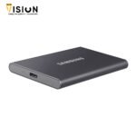 ⁦Samsung T7 2Tb Grey External Solid State Drive SSD⁩ - الصورة ⁦3⁩
