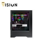 ⁦XIGMATEK LUX S BLACK Mid Tower 4fan⁩ - الصورة ⁦4⁩