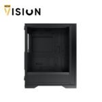 ⁦XIGMATEK LUX S BLACK Mid Tower 4fan⁩ - الصورة ⁦3⁩