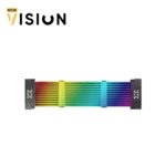 ⁦XIGMATEK iCover MB24P ARGB PSU CABLE⁩ - الصورة ⁦2⁩