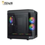 ⁦Xigmatek Cubi Argb Super Tower Case⁩ - الصورة ⁦2⁩