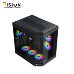 ⁦Xigmatek Cubi Argb Super Tower Case⁩ - الصورة ⁦4⁩