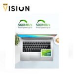 ⁦Acer SA100 240GB SATA III 2.5 Inch Internal SSD – 6 Gb/s, 3D NAND Solid State Hard Drive Up to 549 MB/s⁩ - الصورة ⁦2⁩