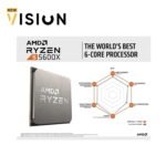 ⁦AMD Ryzen 5 5600X 6-Core 3.7 GHz Socket AM4 65W Desktop Processor⁩ - الصورة ⁦3⁩