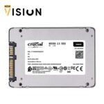 ⁦Crucial MX500 1TB 3D NAND SATA 2.5 Inch Internal SSD⁩ - الصورة ⁦3⁩