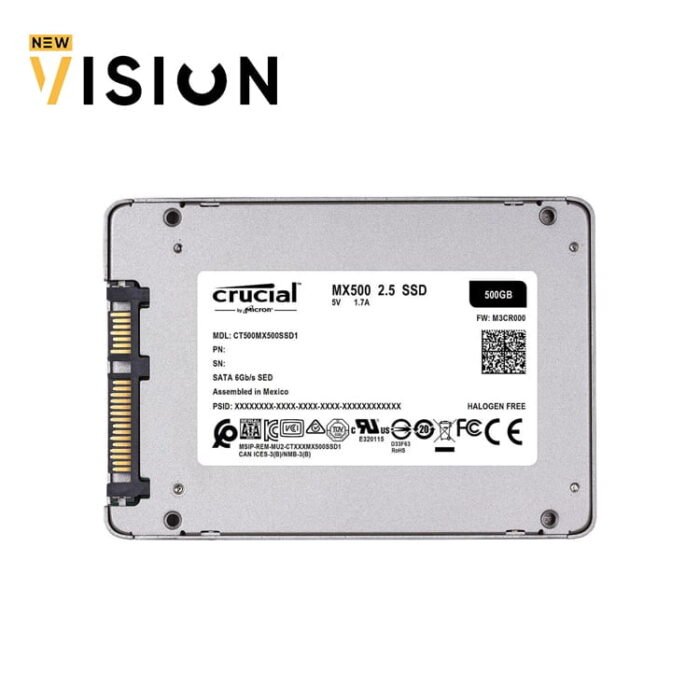 Crucial MX500 500GB 3D NAND SATA 2.5-inch SSD – New Vision Store