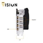 ⁦GIGABYTE NVIDIA GeForce RTX 4080 Gaming OC 16GB GDDR6X Graphics Card⁩ - الصورة ⁦6⁩