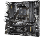 ⁦GIGABYTE B550M DS3H AM4 AMD B550 MICRO-ATX MOTHERBOARD⁩ - الصورة ⁦3⁩