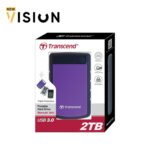 Transcend 2TB StoreJet 25H3 2.5-inch USB3.0 Portable Hard Drive