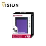 Transcend 4TB StoreJet 25H3 2.5-inch USB3.0 Portable Hard Drive