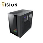 ⁦Xigmatek Aquarius Pro Black with 7 RGB Fan⁩ - الصورة ⁦6⁩