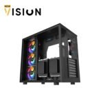 ⁦Xigmatek Aquarius Pro Black with 7 RGB Fan⁩ - الصورة ⁦5⁩