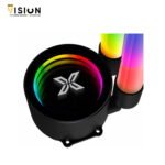 ⁦XIGMATEK LIQUID COOLER NEON AQUA 360 PUMP ARGB AIO⁩ - الصورة ⁦3⁩
