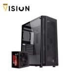 ⁦XIGMATEK Master X Gaming MID-TOWER CASE + 600W Psu 80plus + 4FAN ARGB⁩ - الصورة ⁦9⁩