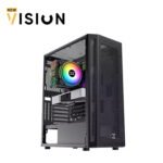 ⁦XIGMATEK Master X Gaming MID-TOWER CASE + 600W Psu 80plus + 4FAN ARGB⁩ - الصورة ⁦6⁩