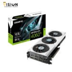 GIGABYTE GeForce RTX 4060 Ti Eagle OC ICE 8G Graphics Card, 3X WINDFORCE Fans, 8GB 128-bit GDDR6, GV-N406TEAGLEOC ICE-8GD Video Card