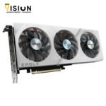 ⁦Gigabyte GeForce RTX 4060 EAGLE OC ICE 8G Graphic Card - White⁩ - الصورة ⁦3⁩