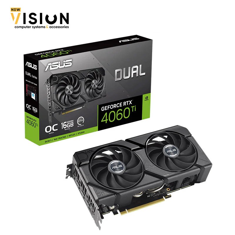 ASUS Dual GeForce RTX 4060 Ti EVO OC Edition 16GB GDDR6-1 ASUS Dual GeForce RTX 4060 Ti EVO OC Edition 16GB GDDR6 - الصورة 1