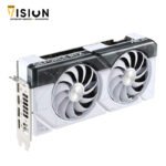 ⁦ASUS Dual GeForce RTX™ 4070 White OC Edition 12GB GDDR6X PCIe 4.0, 12GB GDDR6⁩ - الصورة ⁦3⁩