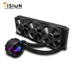 ⁦ASUS ROG STRIX LC II 360 ARGB Black Liquid Cooling⁩ - الصورة ⁦2⁩