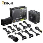 ⁦MSI MAG A1250GL PCIE 5 Gaming Power Supply - ATX 3.1 & PCIE 5.1 Ready - Full Modular - 80 Plus Gold Certified 1250W - Compact Size - ATX PSU⁩ - الصورة ⁦4⁩