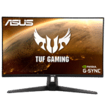 ⁦TUF Gaming VG27AQ1A G-SYNC Compatible Gaming Monitor – 27 inch WQHD (2560 x 1440), IPS, 170Hz (Above 144Hz), 1ms MPRT, Extreme Low Motion Blur, G-SYNC Compatible, HDR 10⁩ - الصورة ⁦2⁩