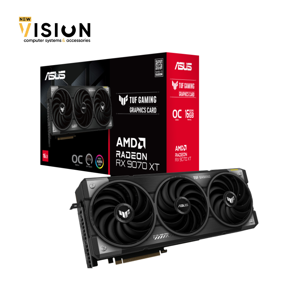 Untitled design ASUS TUF Gaming Radeon RX 9070 XT 16GB GDDR6 OC Edition - الصورة 1