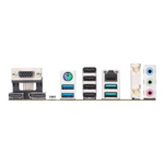 ⁦AMD B650 Micro-ATX motherboard, DDR5, PCIe 5.0 M.2 support, Realtek 2.5Gb Ethernet, Wi-Fi 6, DisplayPort, VGA, HDMI®, SATA 6 Gbps, USB 3.2 Gen 2 ports, front USB 3.2 Gen 1 Type-C®, BIOS FlashBack™, Aura Sync⁩ - الصورة ⁦7⁩