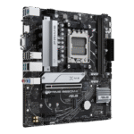 ⁦AMD B650 Micro-ATX motherboard with DDR5, PCIe 5.0 M.2, 2.5Gb Ethernet, HDMI™, VGA, rear USB 3.2 Gen 2, front USB 3.2 Gen 1 Type-C®, BIOS FlashBack™, Aura Sync⁩ - الصورة ⁦2⁩