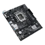 ⁦Intel® H610 (LGA 1700) micro-ATX motherboard with DDR4, PCIe 4.0, M.2 slot, Realtek 1 Gb Ethernet, D-Sub, USB 3.2 Gen 1 ports, SATA 6 Gbps⁩ - الصورة ⁦3⁩