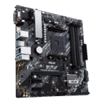 ⁦AMD B450 (Ryzen AM4) micro ATX motherboard with M.2 support, HDMI/DVI-D/D-Sub, SATA 6 Gbps, 1 Gb Ethernet, USB 3.2 Gen 2 Type-A, BIOS FlashBack™, and Aura Sync RGB lighting support⁩ - الصورة ⁦2⁩