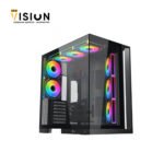 XIGMATEK Aqua 7 Argb BTF 8 Fan ARGB Pwm EATX Type C Super Tower Case